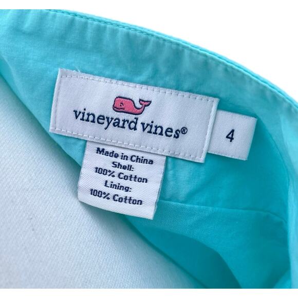 Aqua Embroidered Mini Skirt Floral Eyelet Scalloped Hem Summer Spring Cute - Picture 5 of 5